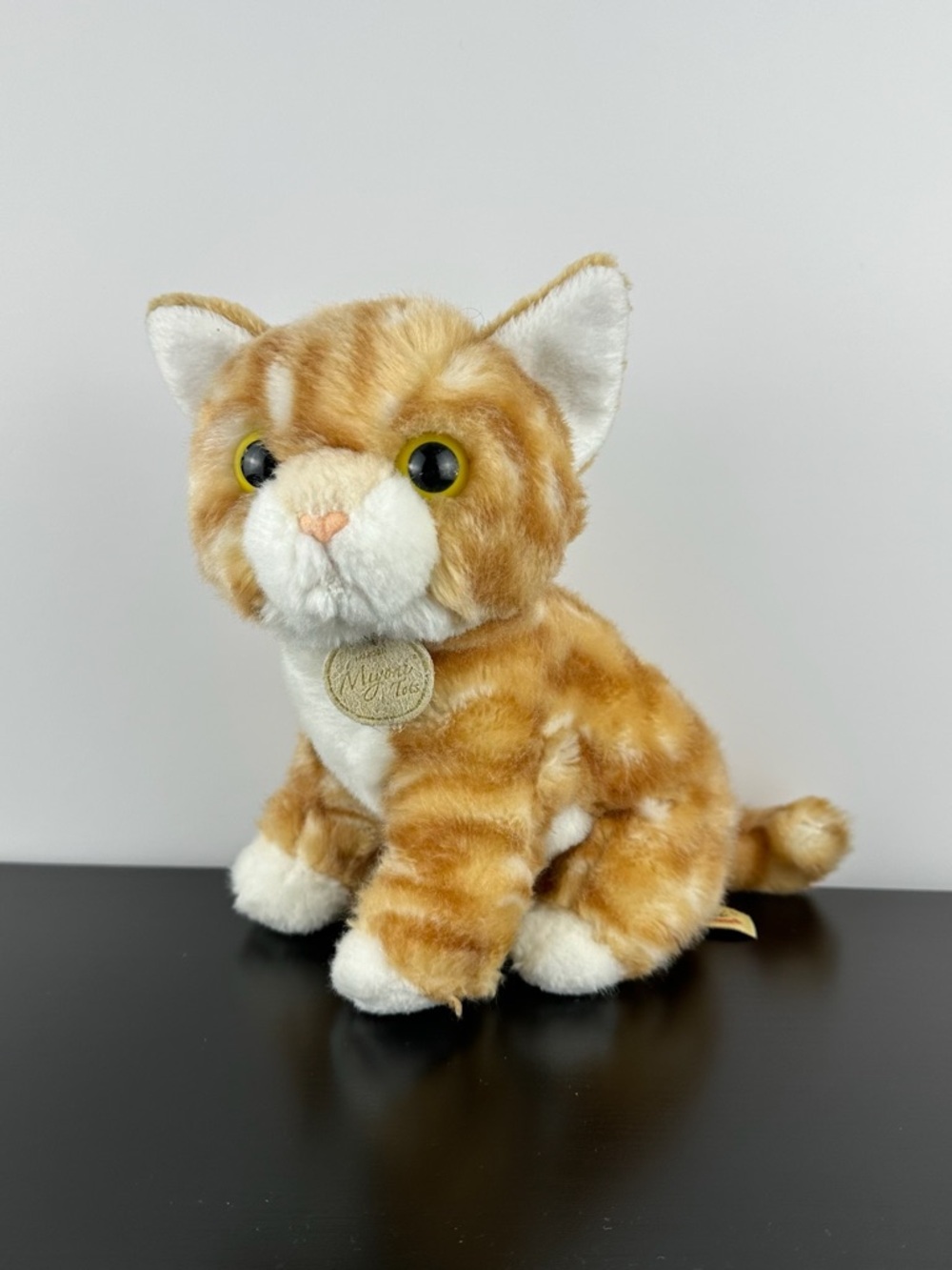 Aurora Miyoni Tots Orange Ginger Tabby Kitty Cat 8” Striped Plush Stuffed Animal